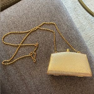 Gold Glitter Purse